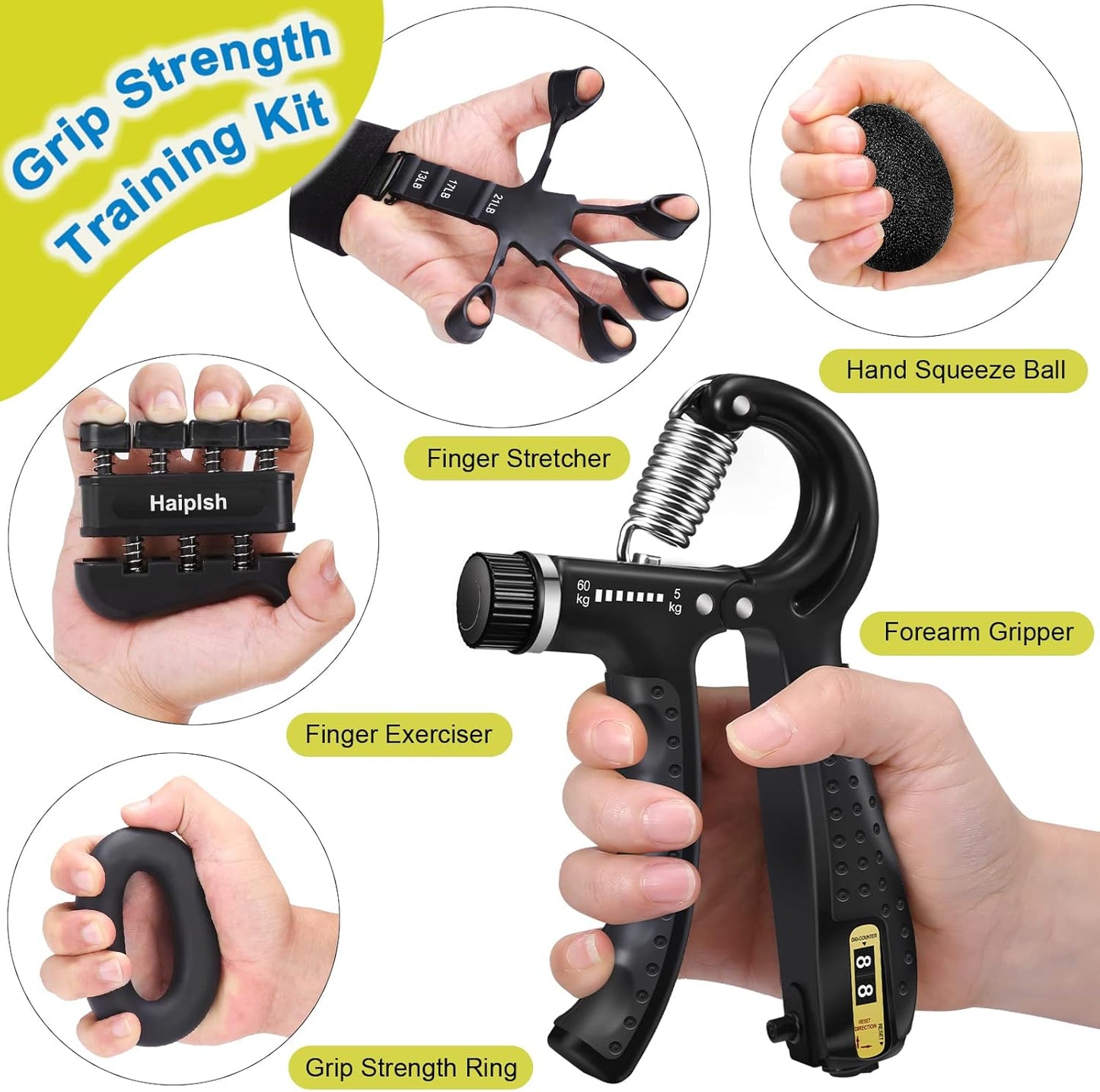 GripForce Strength 5-Pack Kit